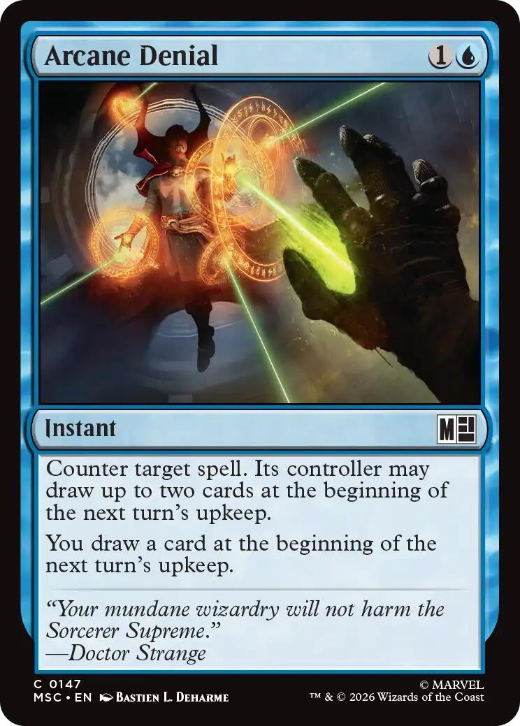 Image for Arcane Denial (Commander: Marvel Super Heroes) (147) - Magic: The Gathering