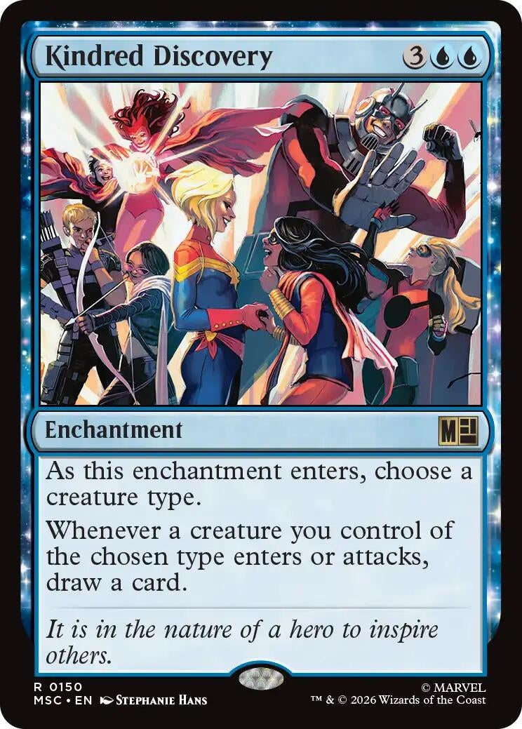 Image for Kindred Discovery (Commander: Marvel Super Heroes) (150) (MSC) - Magic: The Gathering