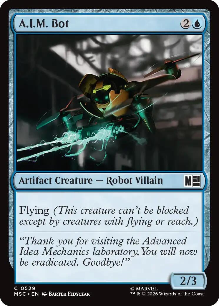Image for A.I.M. Bot (Commander: Marvel Super Heroes) (529) - Magic: The Gathering