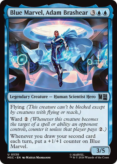 Blue Marvel, Adam Brashear (Commander: Marvel Super Heroes) (530) (MSC)