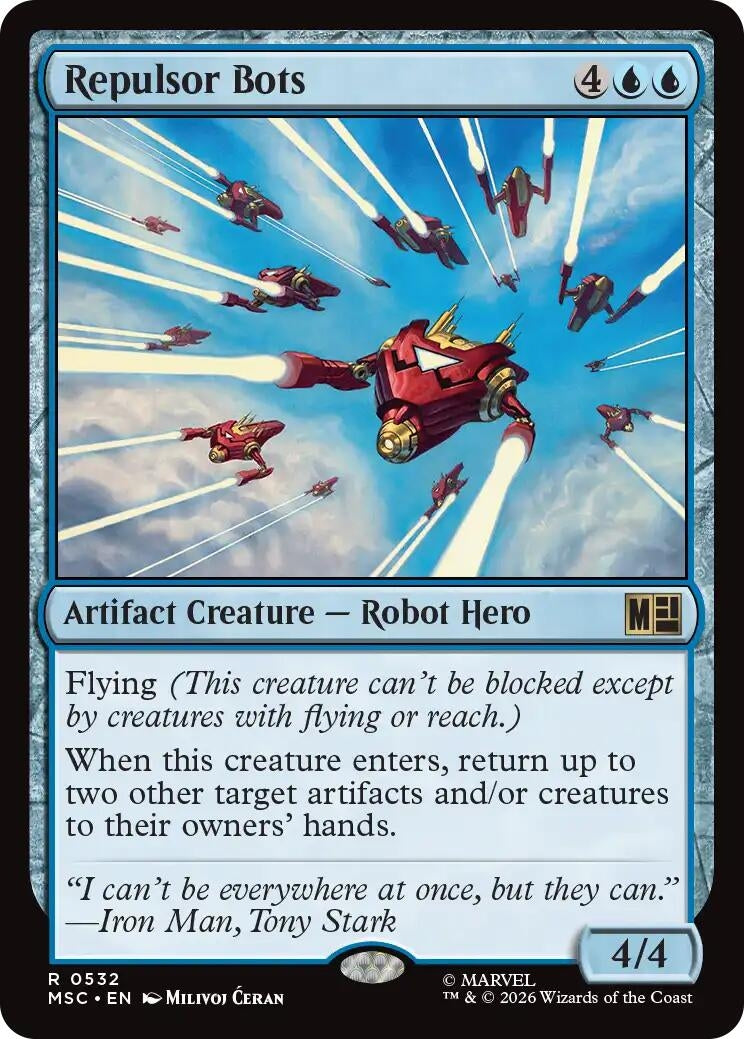 Image for Repulsor Bots (Commander: Marvel Super Heroes) (532) (MSC) - Magic: The Gathering