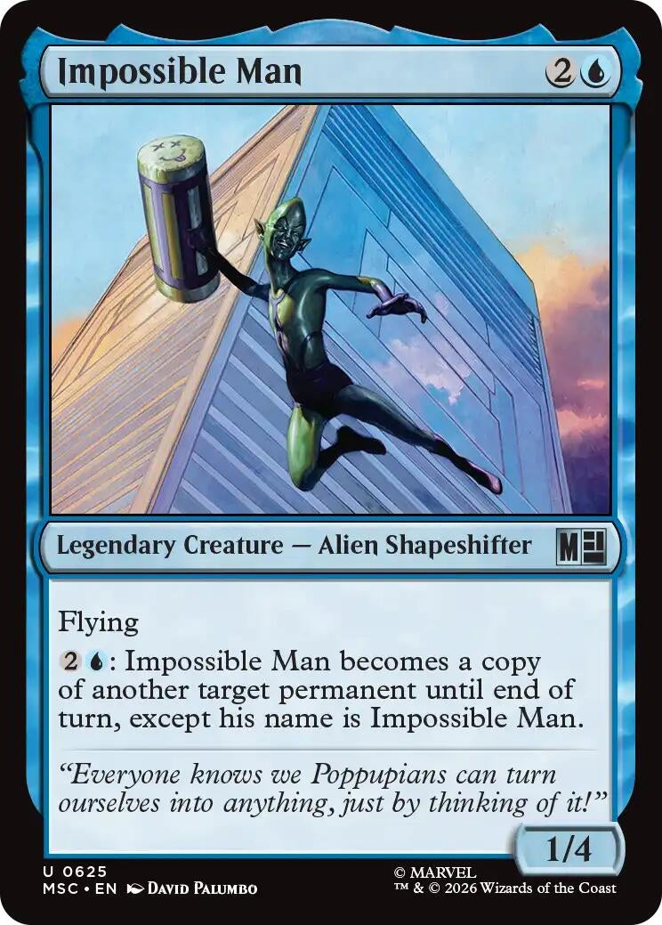 Image for Impossible Man (Commander: Marvel Super Heroes) (625) (MSC) - Magic: The Gathering