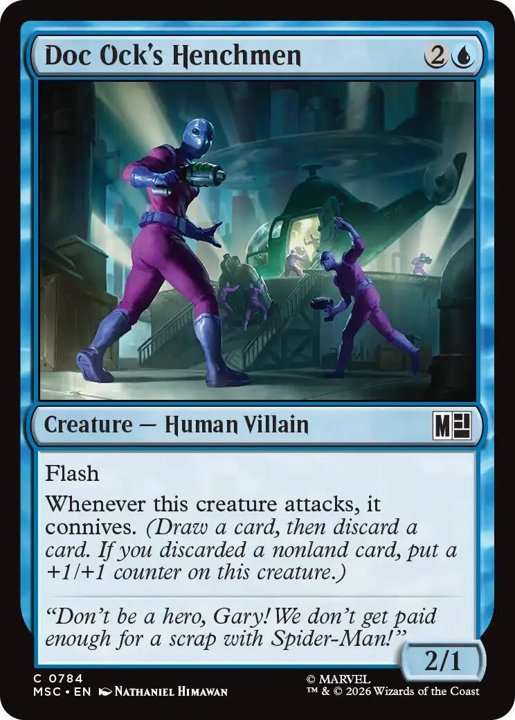 Image for Doc Ock's Henchmen (Commander: Marvel Super Heroes) (784) (MSC) - Magic: The Gathering