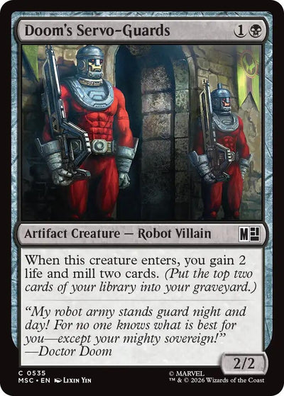 Doom's Servo-Guards (Commander: Marvel Super Heroes) (535) (MSC)