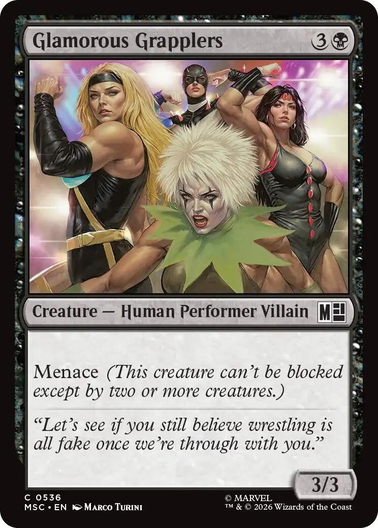 Image for Glamorous Grapplers (Commander: Marvel Super Heroes) (536) (MSC) - Magic: The Gathering