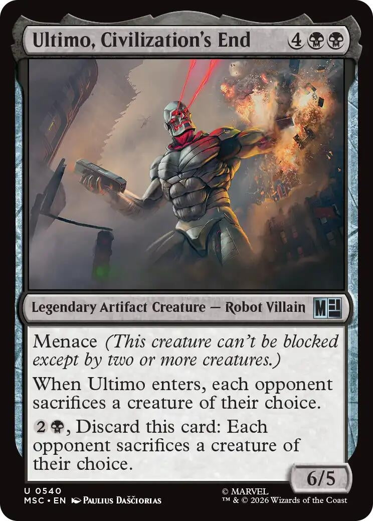 Image for Ultimo, Civilization's End (Commander: Marvel Super Heroes) (540) (MSC) - Magic: The Gathering