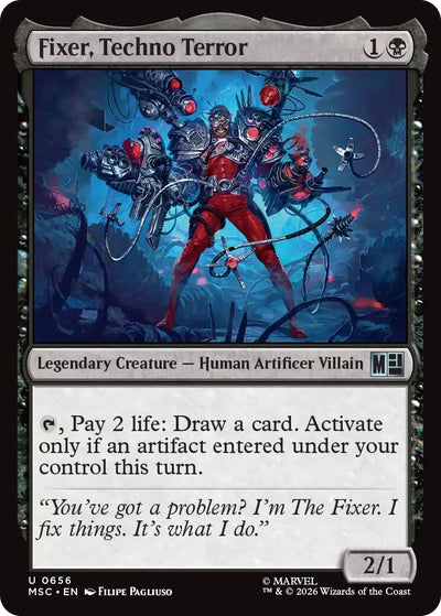 Fixer, Techno Terror (Commander: Marvel Super Heroes) (656) (MSC)
