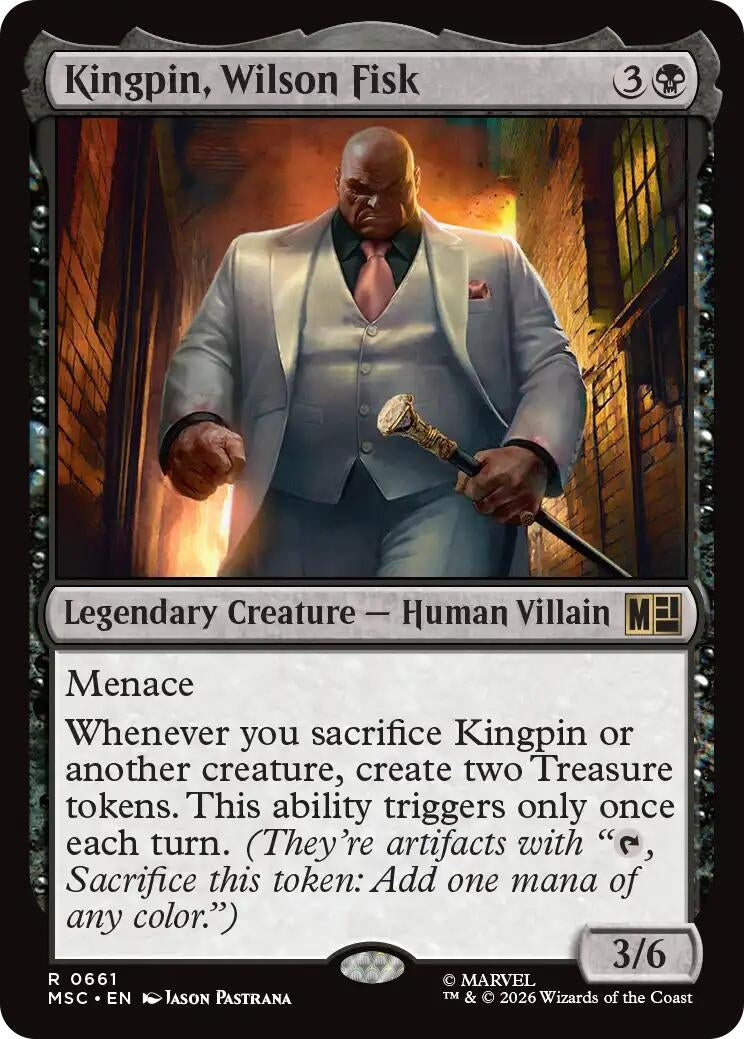 Image for Kingpin, Wilson Fisk (Commander: Marvel Super Heroes) (661) (MSC) - Magic: The Gathering