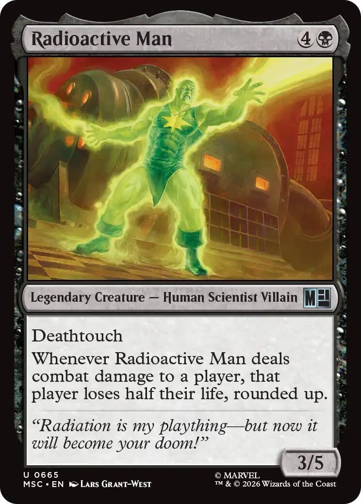 Image for Radioactive Man (Commander: Marvel Super Heroes) (665) (MSC) - Magic: The Gathering