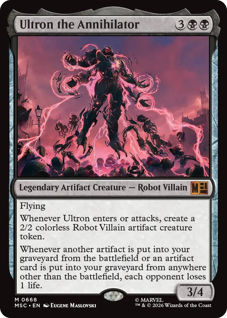 Image for Ultron the Annihilator (Commander: Marvel Super Heroes) (668) (MSC) - Magic: The Gathering