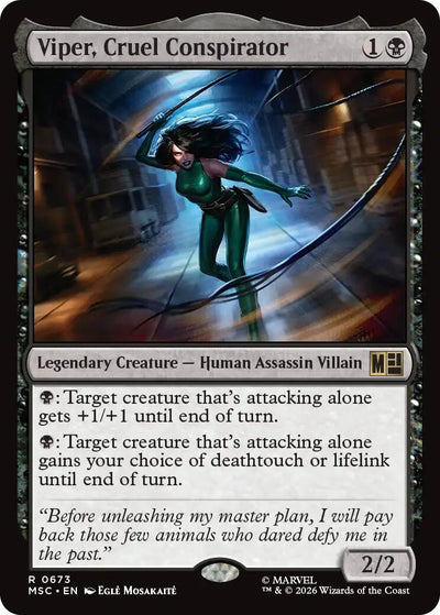 Viper, Cruel Conspirator (Commander: Marvel Super Heroes) (673) (MSC)