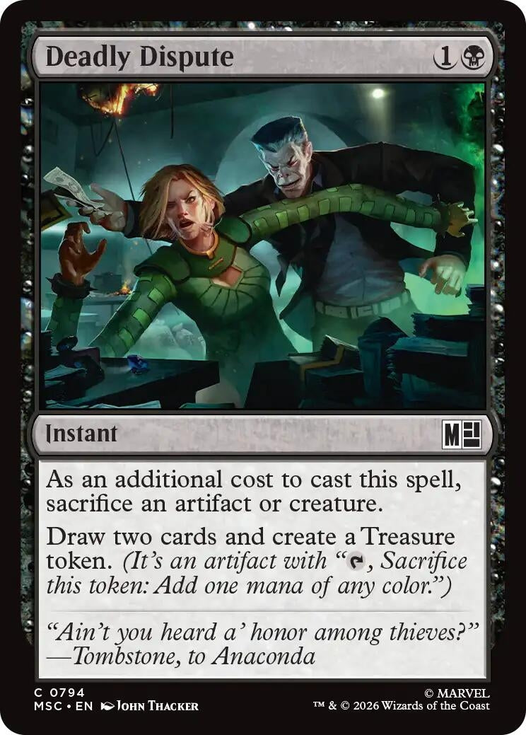 Image for Deadly Dispute (Commander: Marvel Super Heroes) (794) (MSC) - Magic: The Gathering