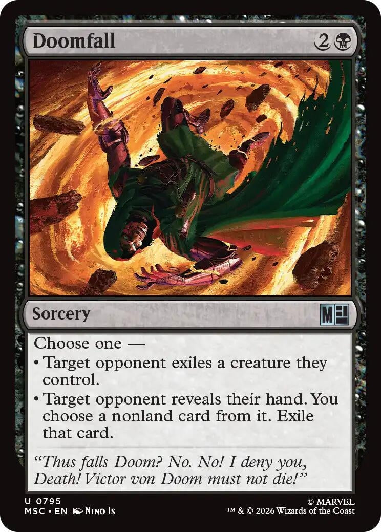 Image for Doomfall (Commander: Marvel Super Heroes) (795) (MSC) - Magic: The Gathering
