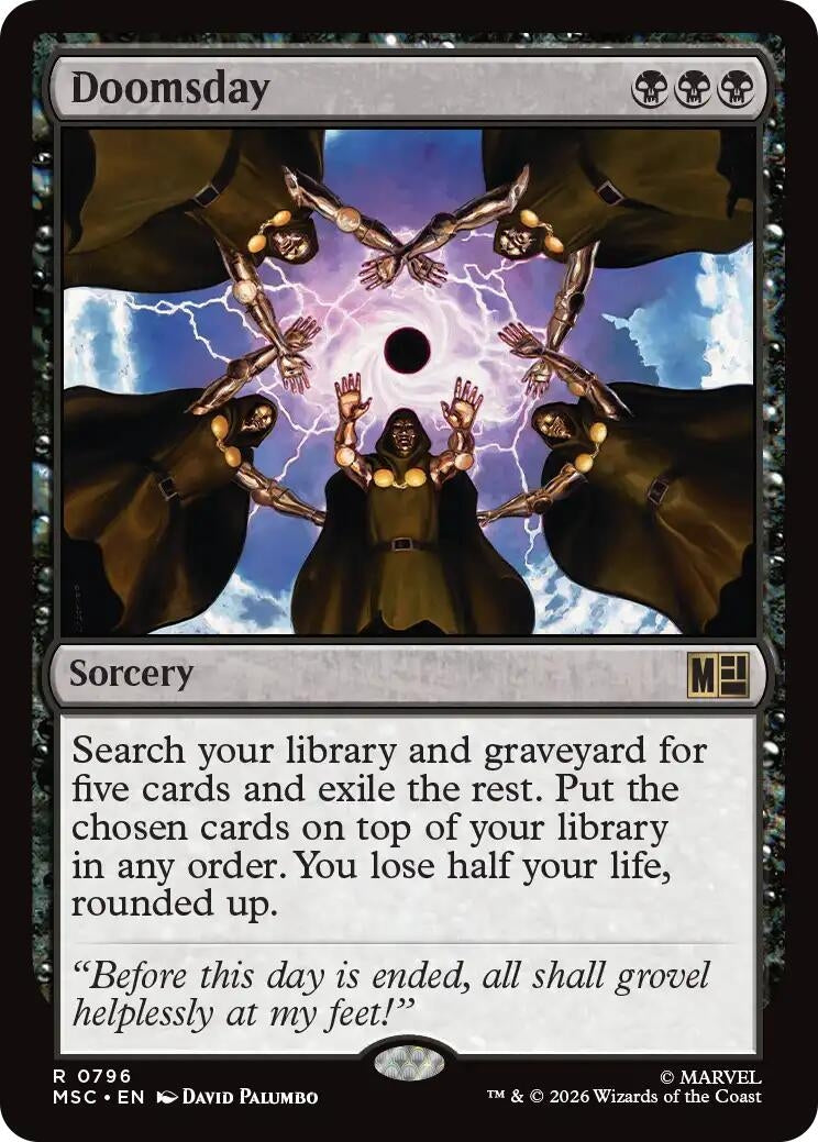 Image for Doomsday (Commander: Marvel Super Heroes) (796) (MSC) - Magic: The Gathering