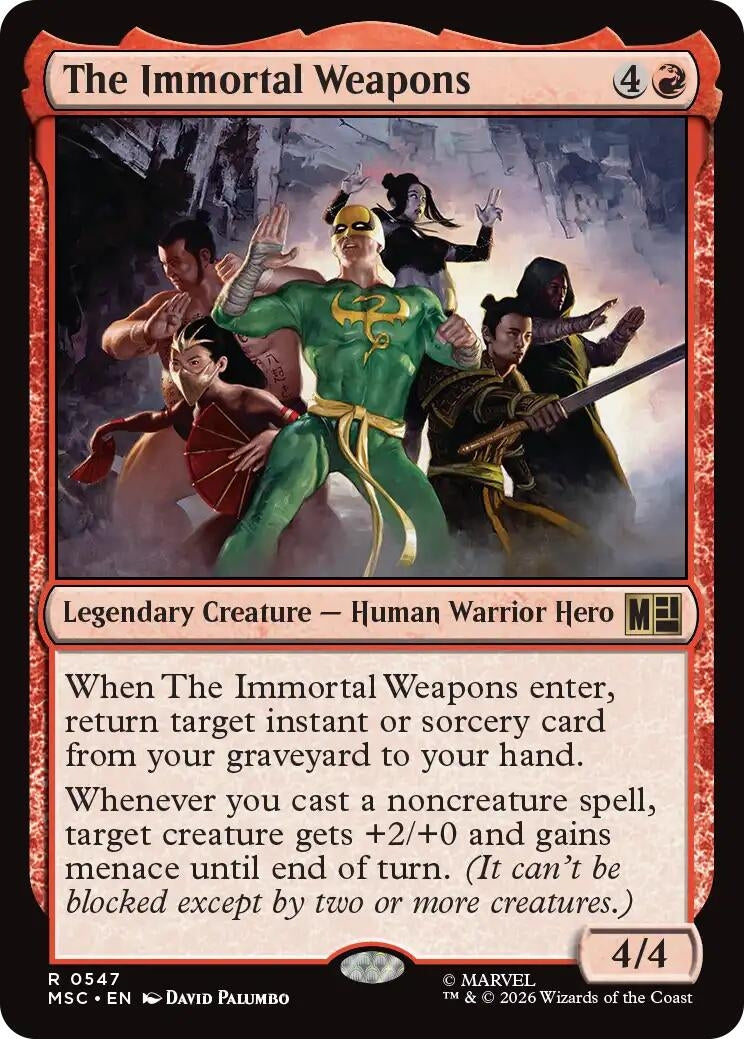 Image for The Immortal Weapons (Commander: Marvel Super Heroes) (547) (MSC) - Magic: The Gathering