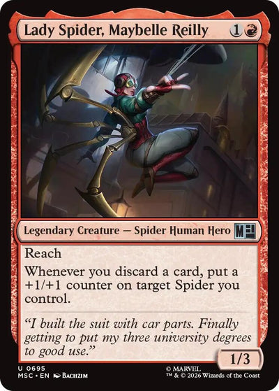 Lady Spider, Maybelle Reilly (Commander: Marvel Super Heroes) (695) (MSC)