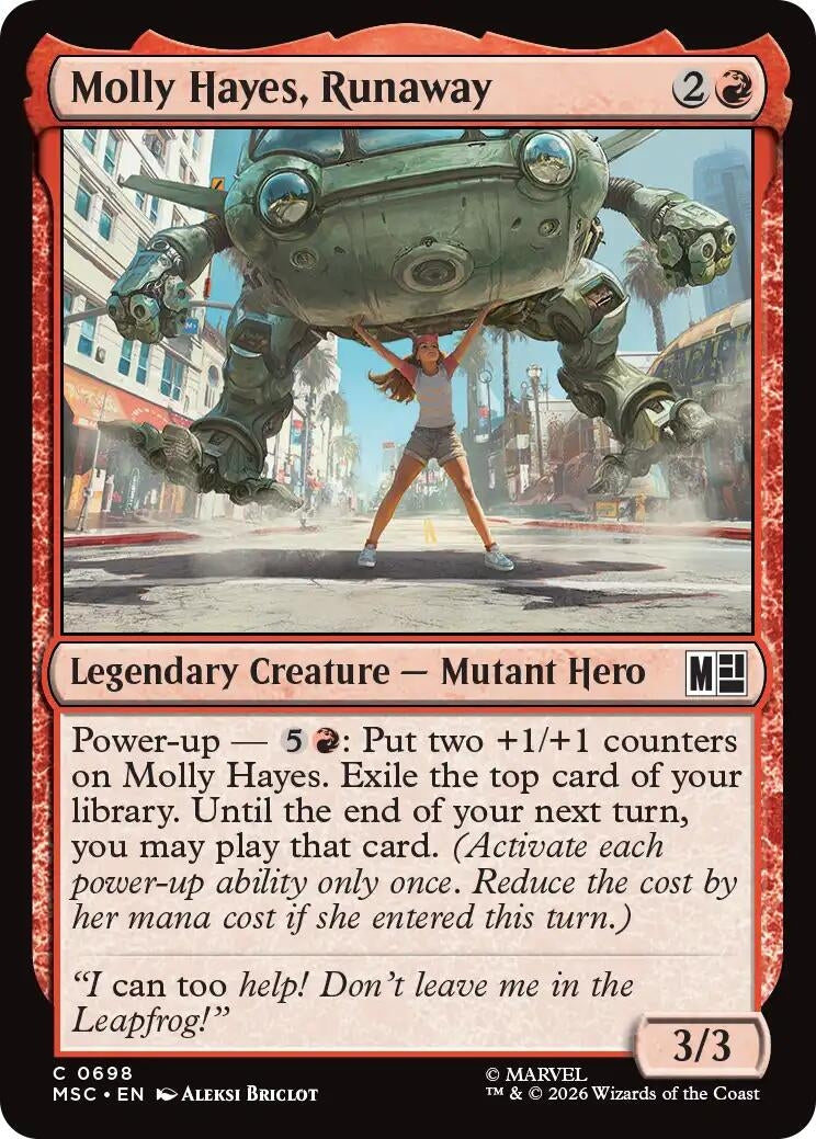 Image for Molly Hayes, Runaway (Commander: Marvel Super Heroes) (698) (MSC) - Magic: The Gathering