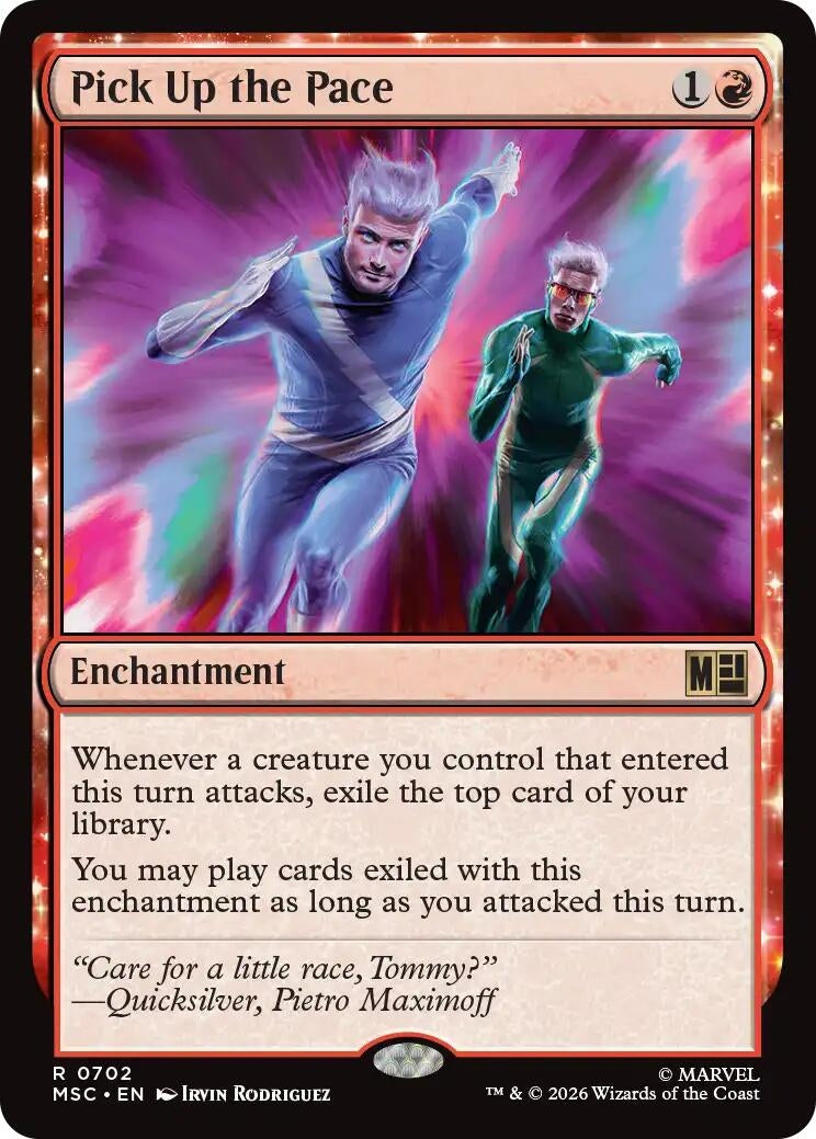 Image for Pick Up the Pace (Commander: Marvel Super Heroes) (702) (MSC) - Magic: The Gathering