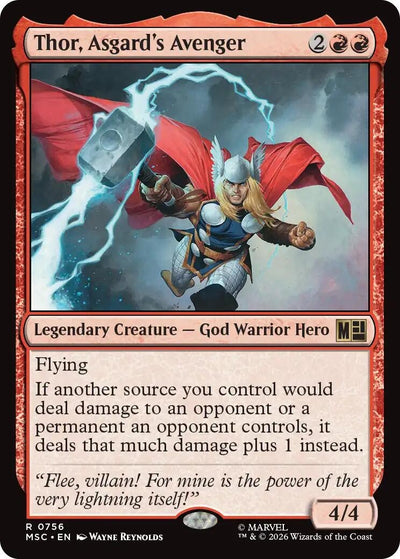 Thor, Asgard's Avenger (Commander: Marvel Super Heroes) (756) (MSC)