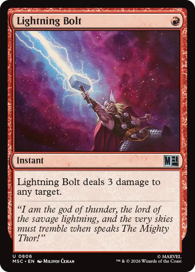 Lightning Bolt (Commander: Marvel Super Heroes) (806) (MSC)