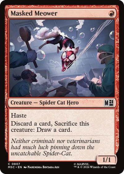 Masked Meower (Commander: Marvel Super Heroes) (807) (MSC)