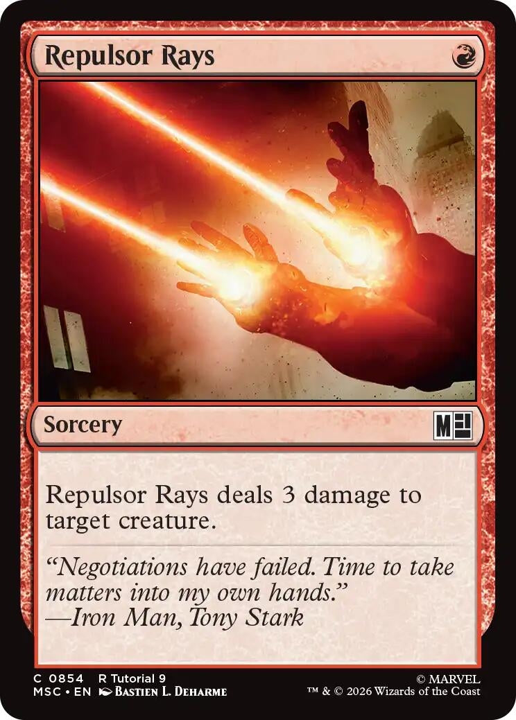Image for Repulsor Rays (0854) (Commander: Marvel Super Heroes) (854) (MSC) - Magic: The Gathering