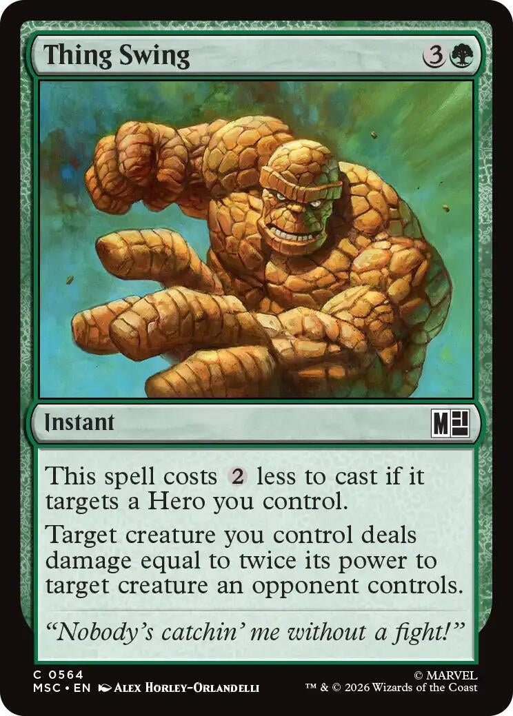 Thing Swing (Commander: Marvel Super Heroes) (564) (MSC)