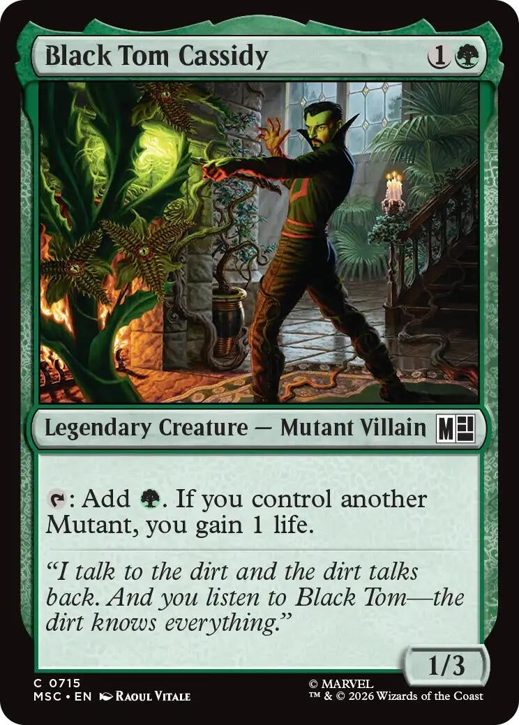 Black Tom Cassidy (Commander: Marvel Super Heroes) (715) (MSC)
