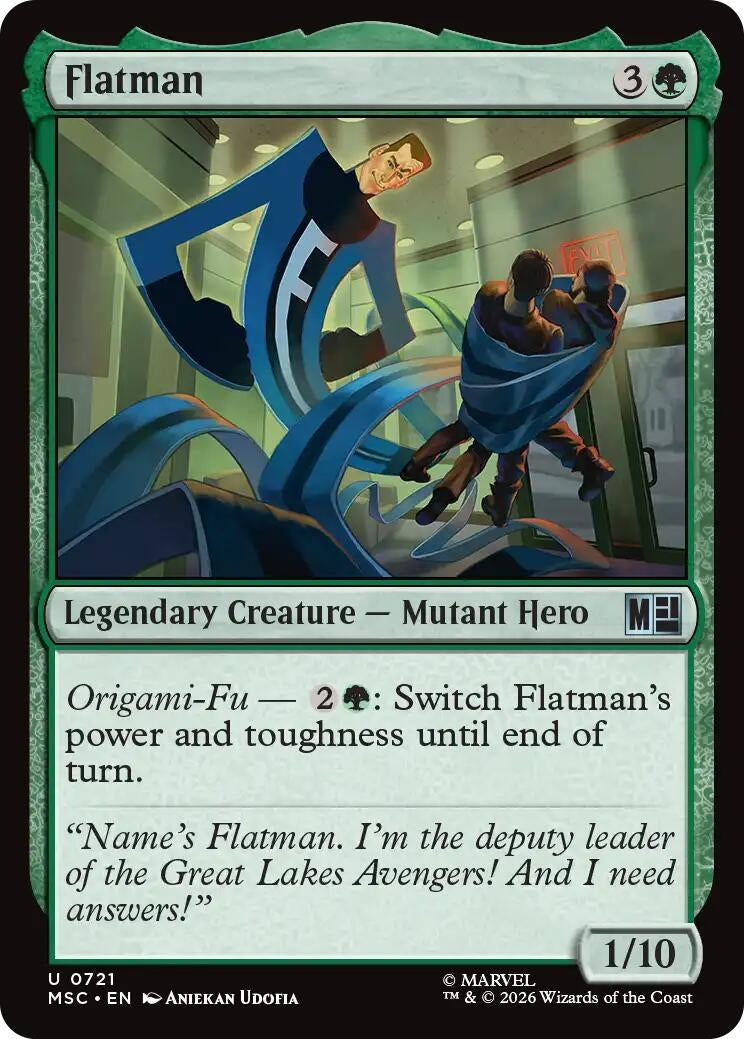 Image for Flatman (Commander: Marvel Super Heroes) (721) (MSC) - Magic: The Gathering