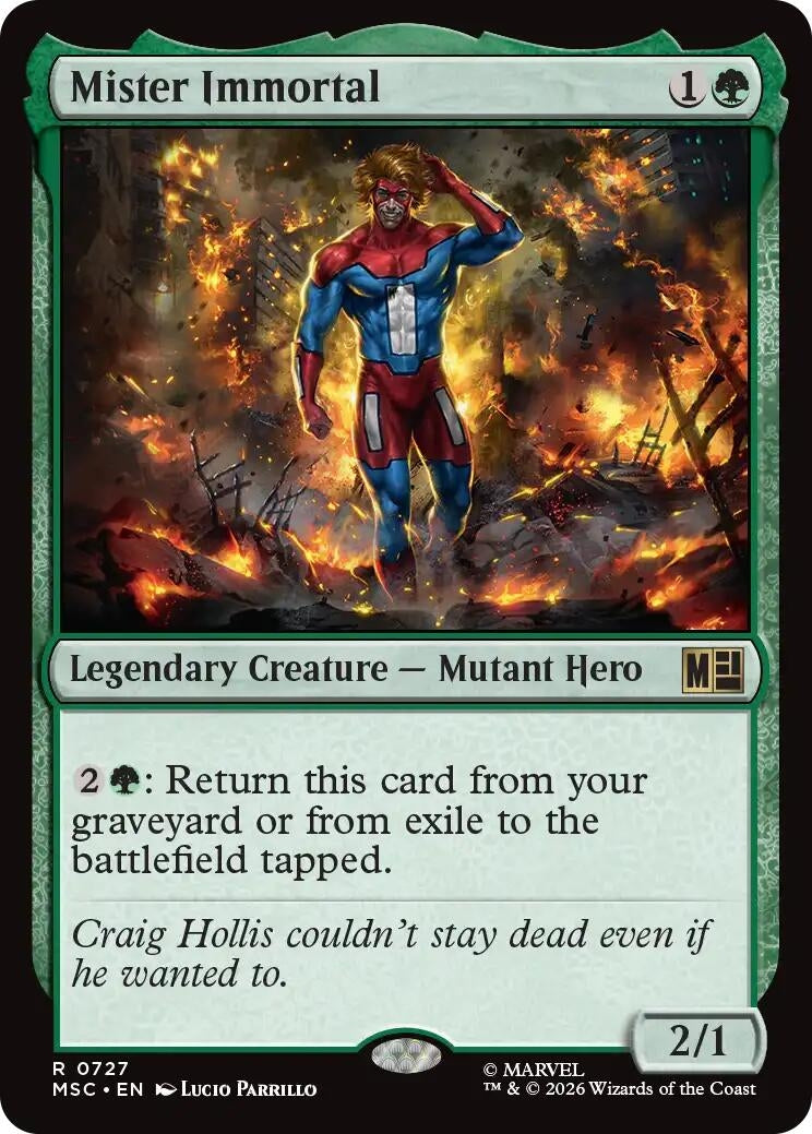 Image for Mister Immortal (Commander: Marvel Super Heroes) (727) (MSC) - Magic: The Gathering