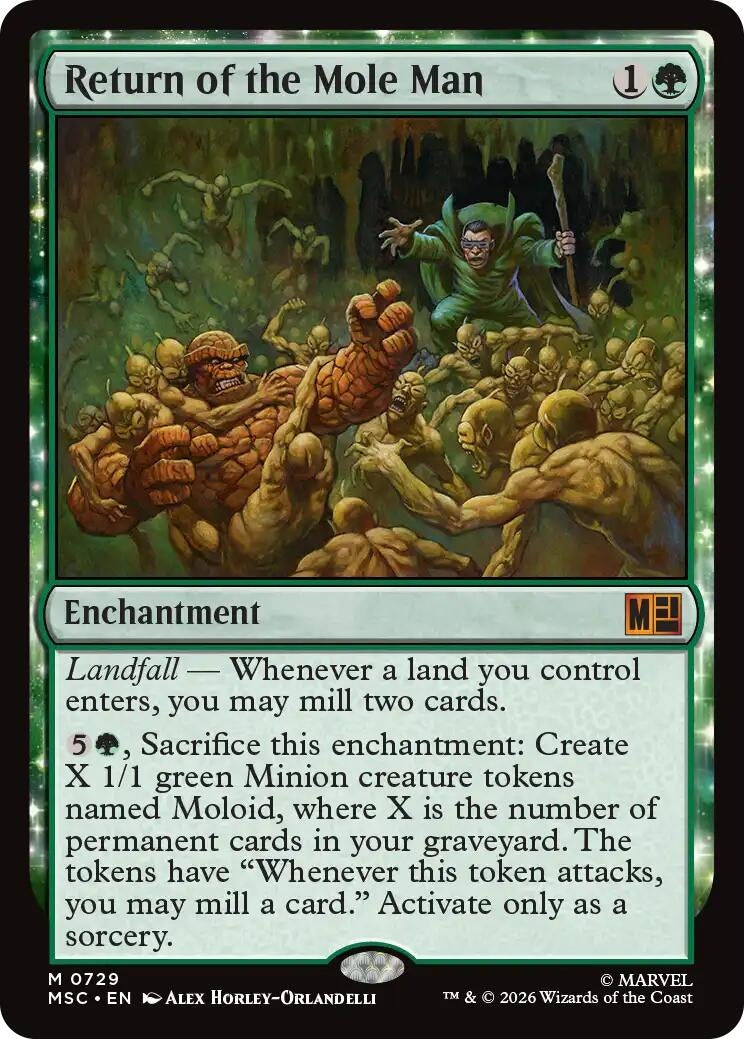 Image for Return of the Mole Man (Commander: Marvel Super Heroes) (729) (MSC) - Magic: The Gathering