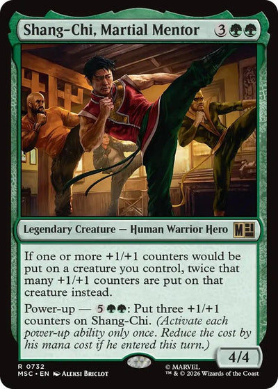 Shang-Chi, Martial Mentor (Commander: Marvel Super Heroes) (732) (MSC)