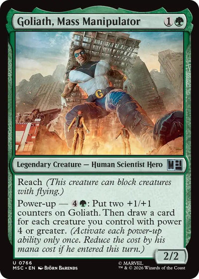 Goliath, Mass Manipulator (Commander: Marvel Super Heroes) (766) (MSC)