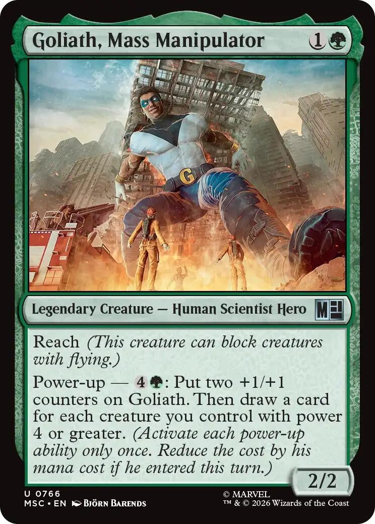 Image for Goliath, Mass Manipulator (Commander: Marvel Super Heroes) (766) (MSC) - Magic: The Gathering