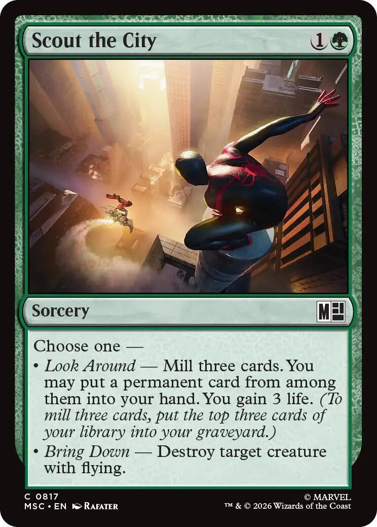 Image for Scout the City (Commander: Marvel Super Heroes) (817) (MSC) - Magic: The Gathering