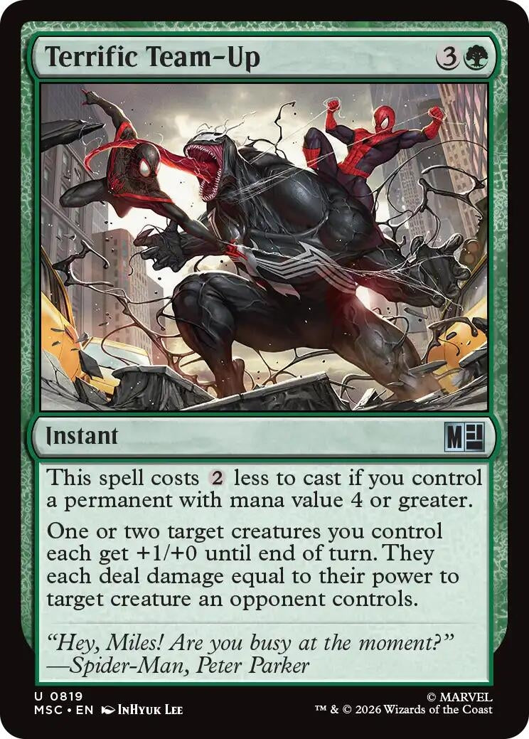 Image for Terrific Team-Up (Commander: Marvel Super Heroes) (819) (MSC) - Magic: The Gathering