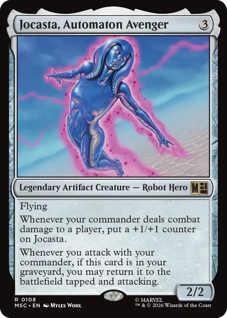 Image for Jocasta, Automaton Avenger (Commander: Marvel Super Heroes) (108) (MSC) - Magic: The Gathering