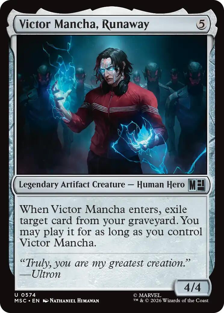 Image for Victor Mancha, Runaway (Commander: Marvel Super Heroes) (574) (MSC) - Magic: The Gathering