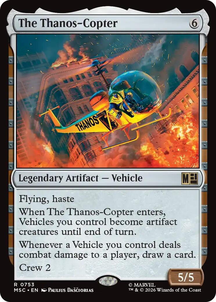 Image for The Thanos-Copter (Commander: Marvel Super Heroes) (753) (MSC) - Magic: The Gathering
