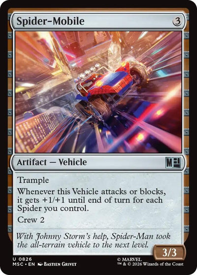 Spider-Mobile (Commander: Marvel Super Heroes) (826) (MSC)