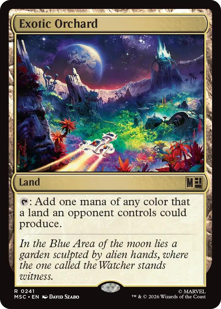 Image for Exotic Orchard (Commander: Marvel Super Heroes) (241) (MSC) - Magic: The Gathering