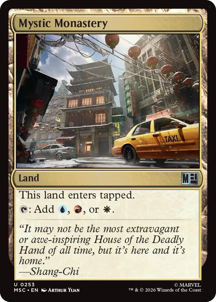 Image for Mystic Monastery (Commander: Marvel Super Heroes) (253) (MSC) - Magic: The Gathering