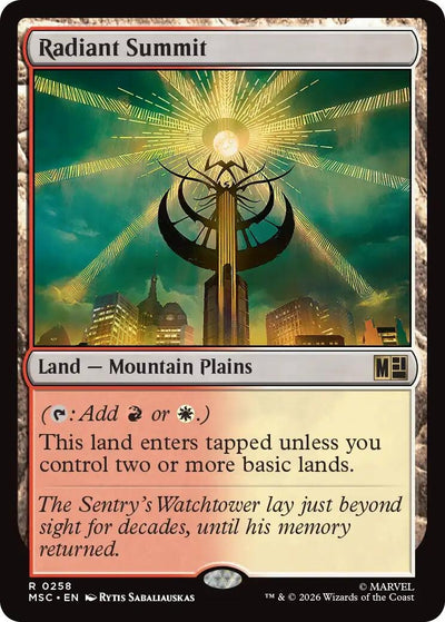 Radiant Summit (Commander: Marvel Super Heroes) (258) (MSC)
