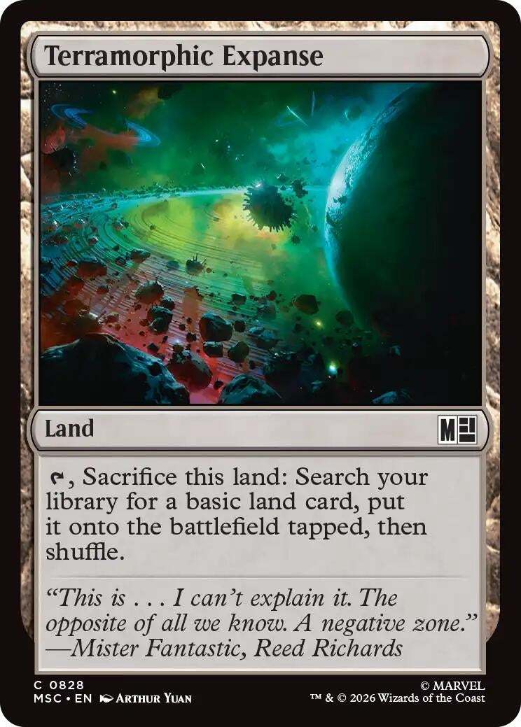 Image for Terramorphic Expanse (0828) (Commander: Marvel Super Heroes) (828) (MSC) - Magic: The Gathering