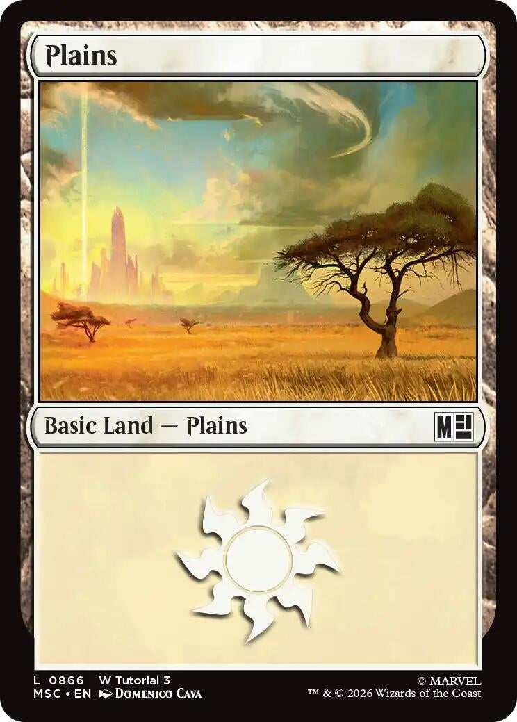 Image for Plains (0866) (Commander: Marvel Super Heroes) (866) (MSC) - Magic: The Gathering