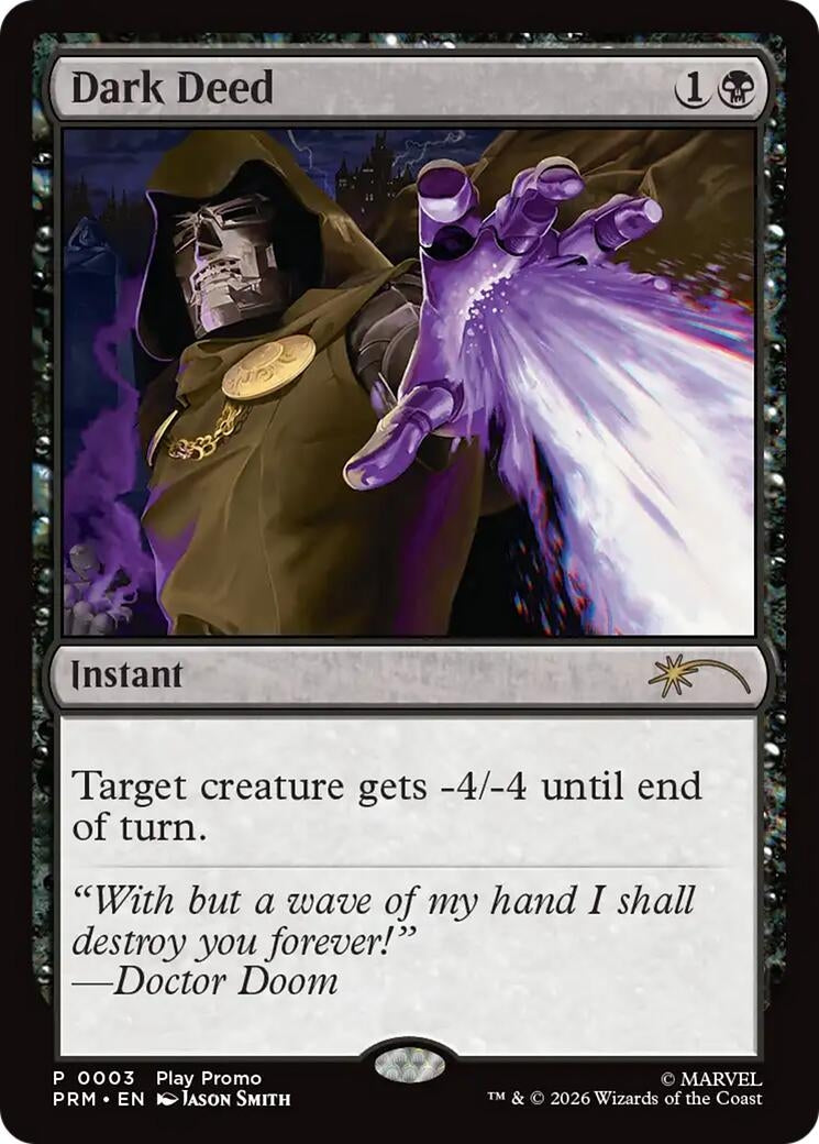 Image for Dark Deed (Standard Showdown Promos) (3) (SSP) - Magic: The Gathering