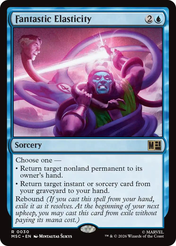 Image for Fantastic Elasticity (Surge Foil) (Commander: Marvel Super Heroes) (30) (MSC) - Magic: The Gathering