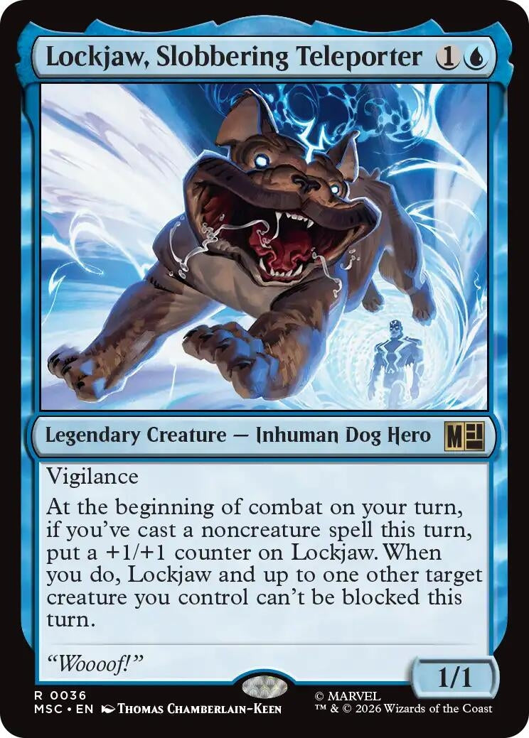 Image for Lockjaw, Slobbering Teleporter (Surge Foil) (Commander: Marvel Super Heroes) (36) (MSC) - Magic: The Gathering