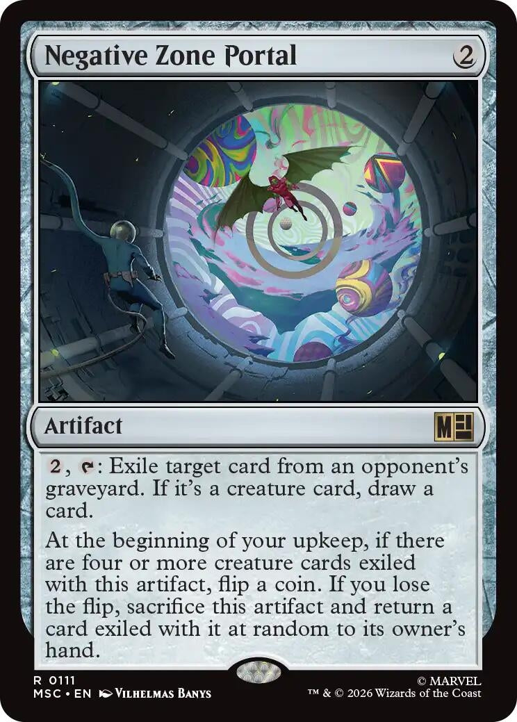 Image for Negative Zone Portal (Surge Foil) (Commander: Marvel Super Heroes) (111) (MSC) - Magic: The Gathering
