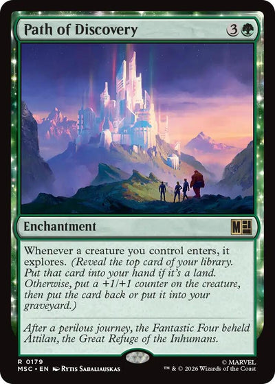 Path of Discovery (Surge Foil) (Commander: Marvel Super Heroes) (179) (MSC)